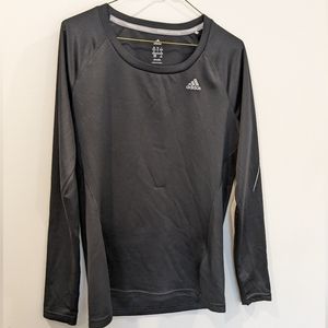 Adidas running black long sleeve top
